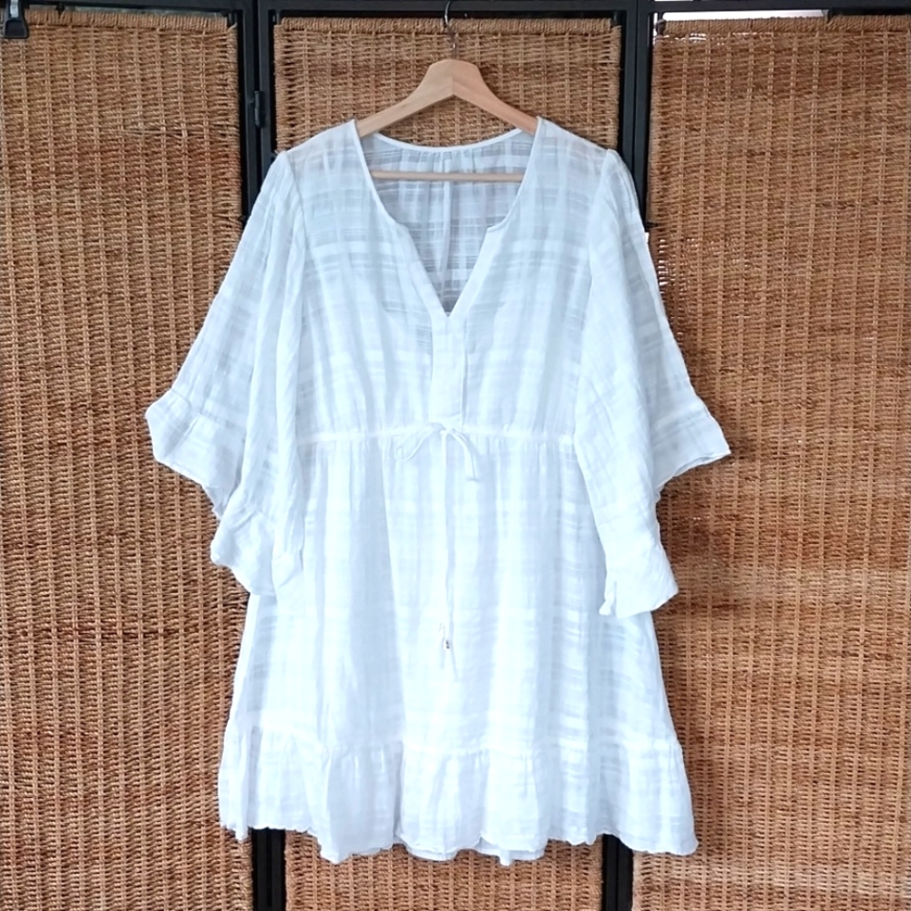 White House Black Market white dress